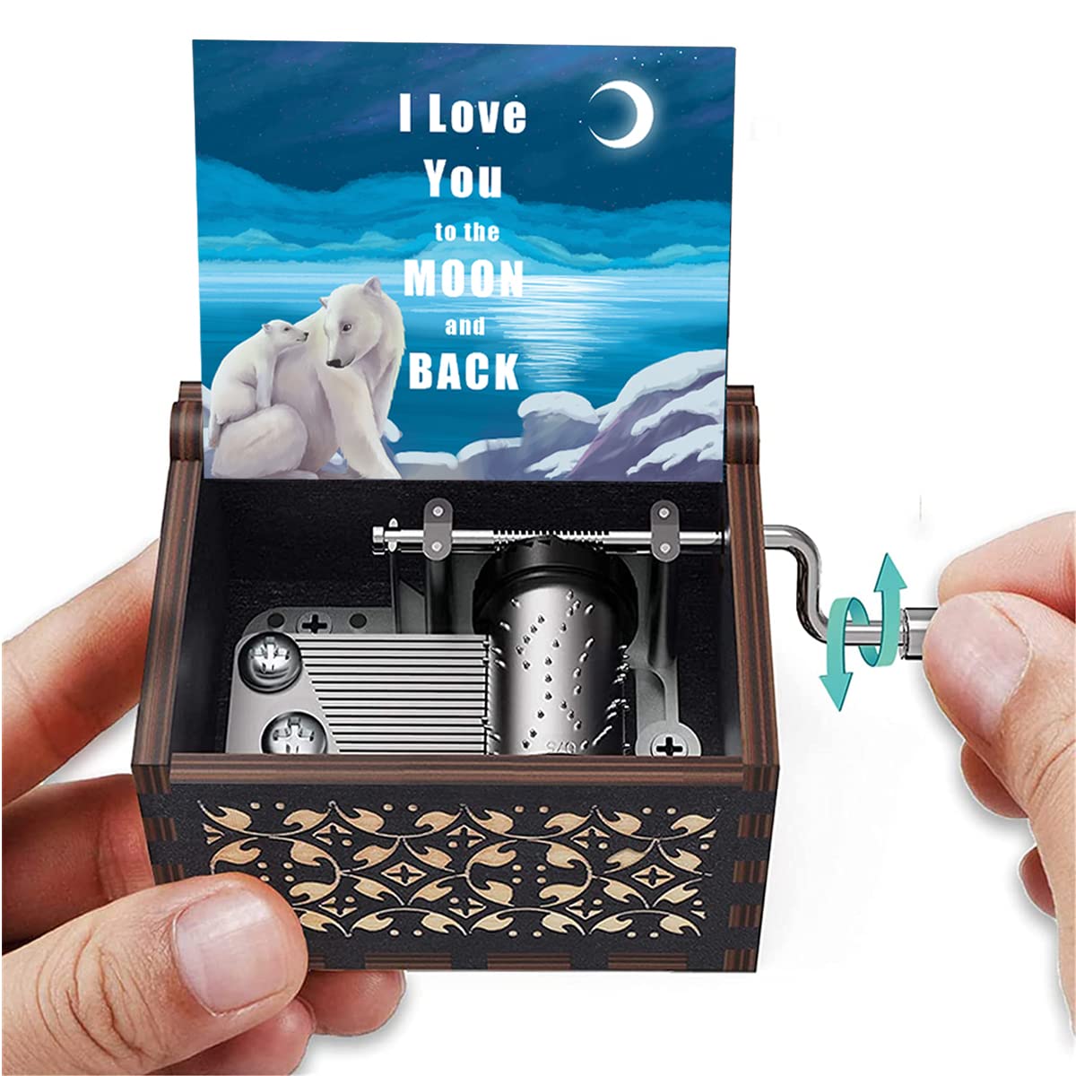 Amazon.com: I Love You to the Moon and Back Music Box